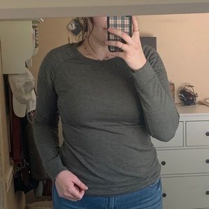 Green grey long sleeve